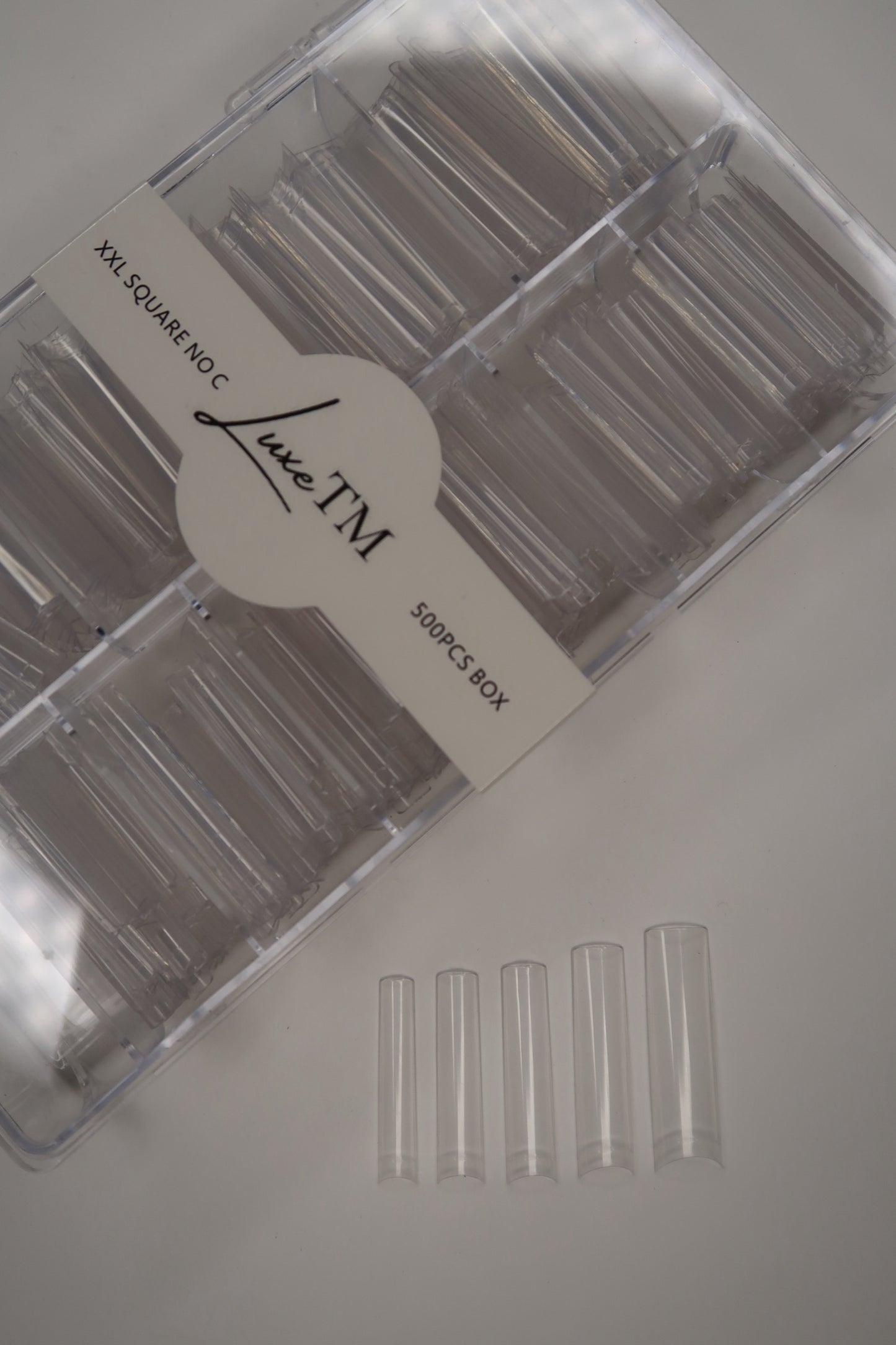 XXL Square Nail Tips - 500pcs